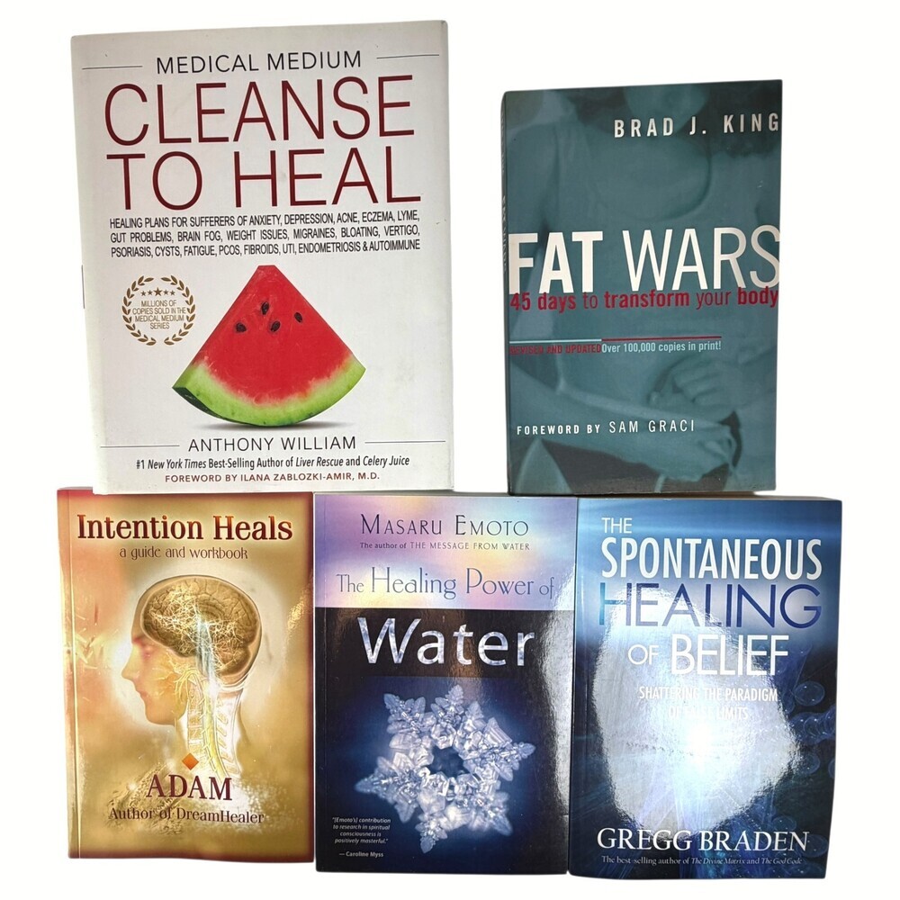 Energy Healing Metaphysical Wellness Mind Body Health Alternative Power Book Lot